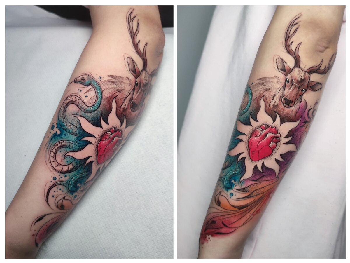 tatuaje en un brazo